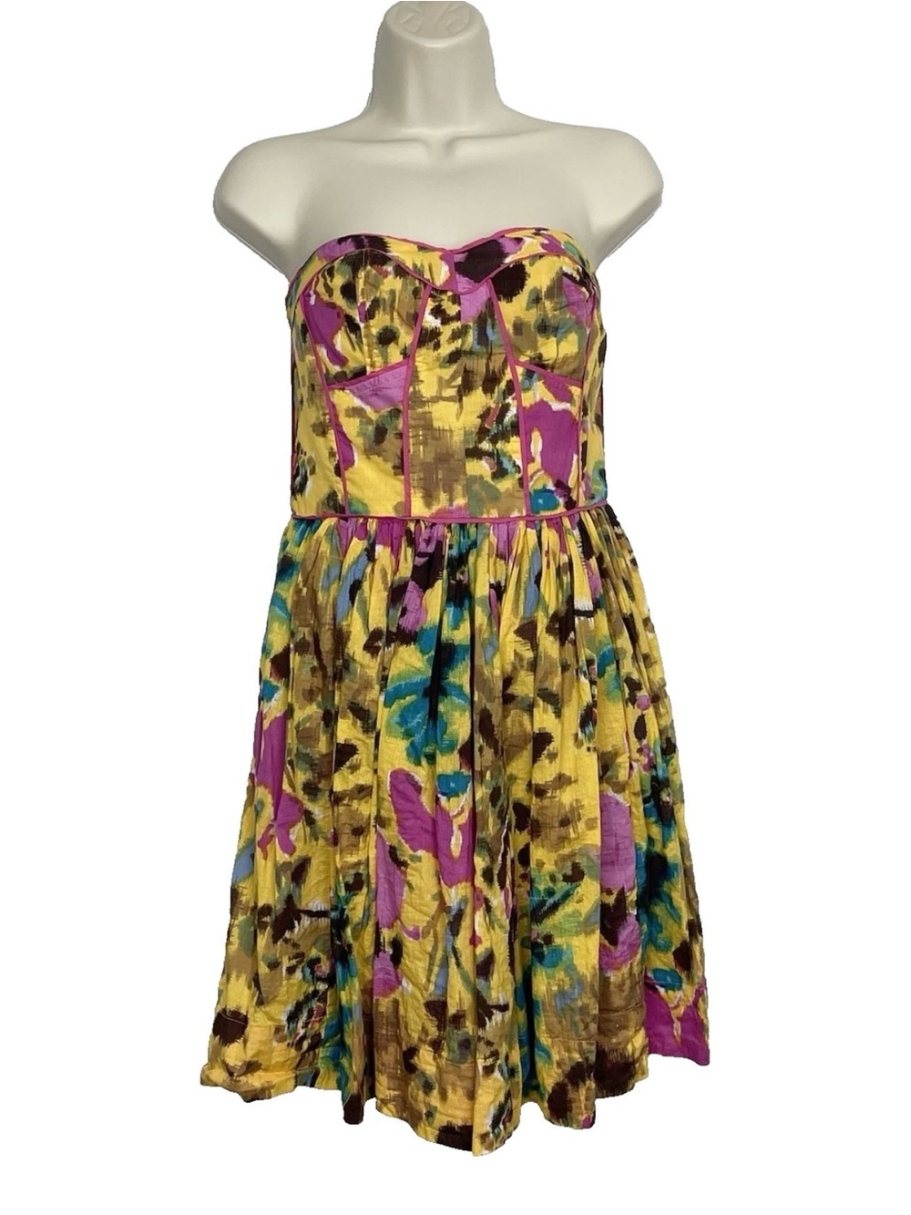 Aryn K Strapless Dress Size S Mini Sweetheart Homecoming Party Dance Flirty